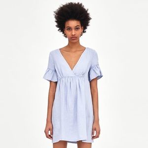 Zara Mini Linen Dress